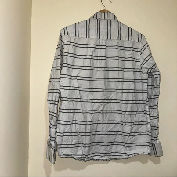 Men’s Ralph Lauren Blue Tag Casual White + Navy Button Down Long Sleeve Size: XL - Picture 12 of 16